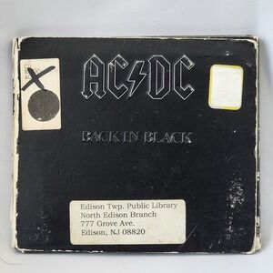 AC/DC‎ Back In Black CD Album Hells Bells Shoot to Thrill Vintage Rock Music